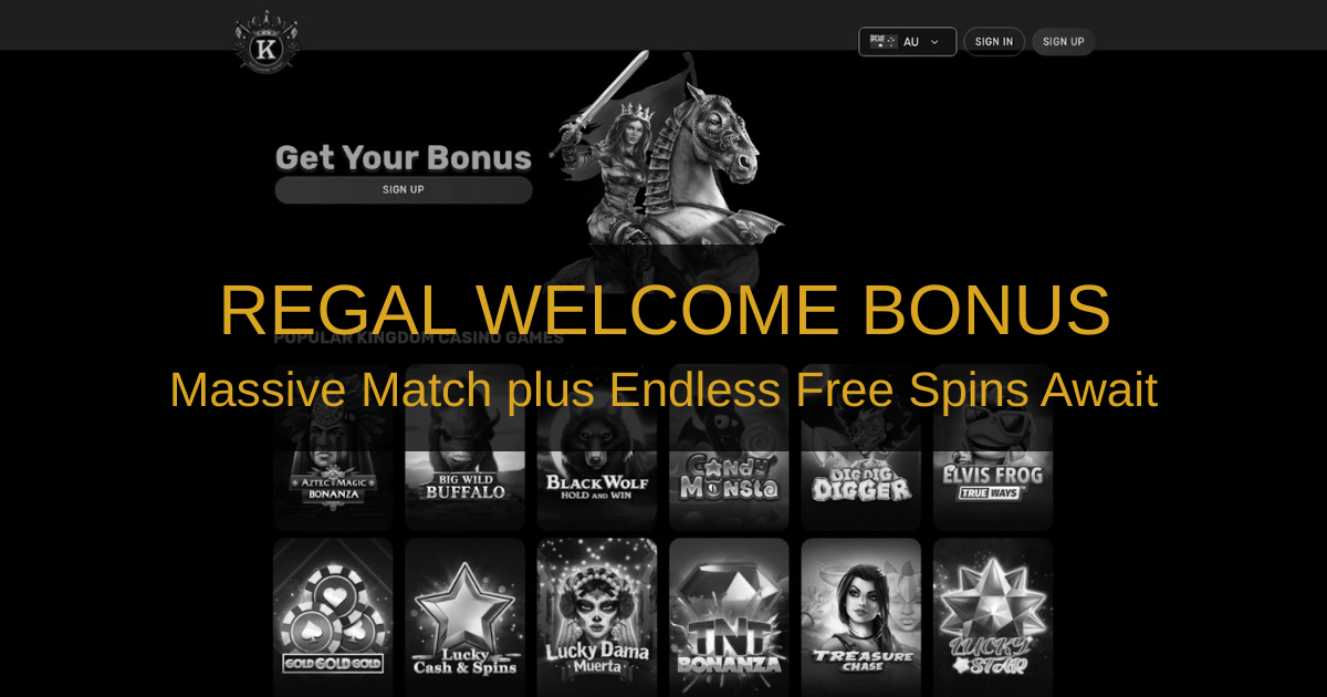 Casino Kingdom - Premium Pokies & Live Games for Australian Players